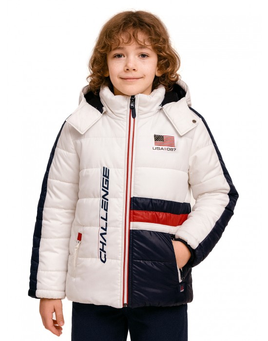 Boys Jacket Sporty Snow White